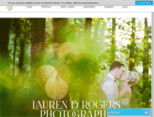 Tablet Screenshot of laurendrogers.com